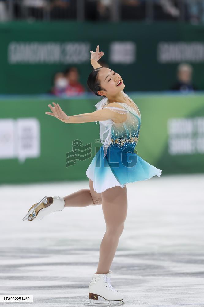 (SP)SOUTH KOREA-GANGNEUNG-WINTER YOUTH OLYMPIC GAMES-FIGURE SKATING-WOMEN SINGLE SKATING-FREE SKATING