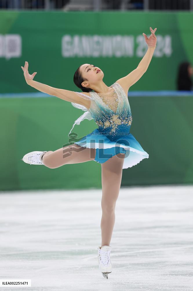 (SP)SOUTH KOREA-GANGNEUNG-WINTER YOUTH OLYMPIC GAMES-FIGURE SKATING-WOMEN SINGLE SKATING-FREE SKATING
