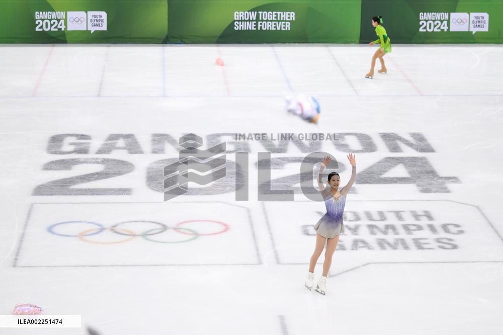 (SP)SOUTH KOREA-GANGNEUNG-WINTER YOUTH OLYMPIC GAMES-FIGURE SKATING-WOMEN SINGLE SKATING-FREE SKATING