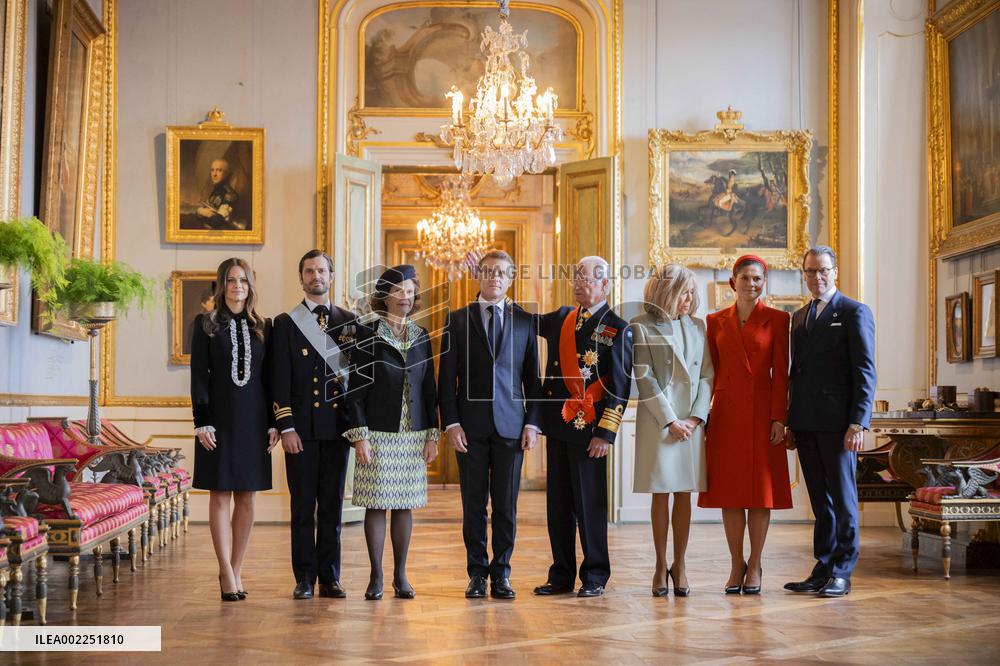 President Macron State Visit To Sweden