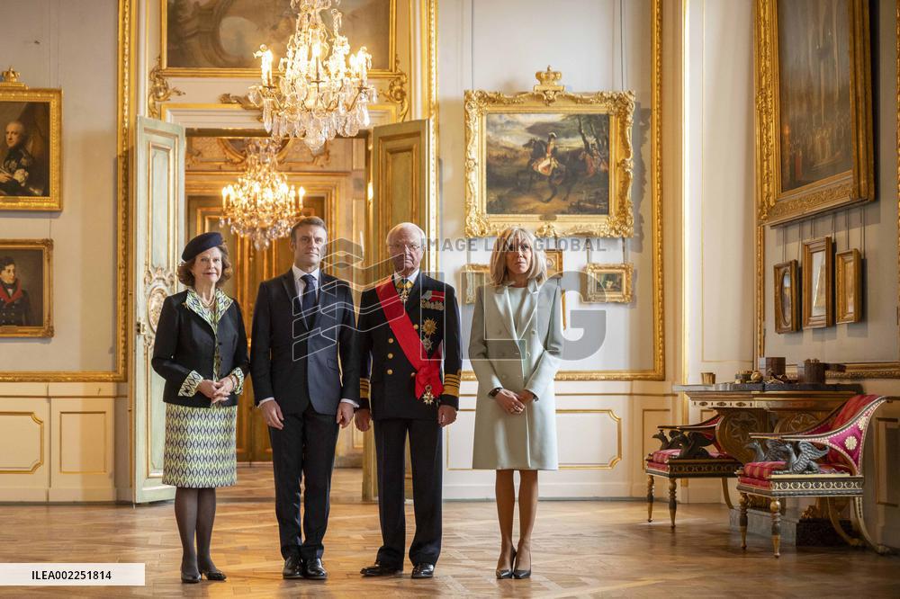 President Macron State Visit To Sweden