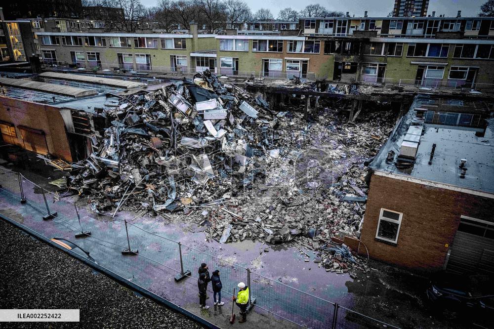 Explosion Aftermath In Rotterdam - Netherlands