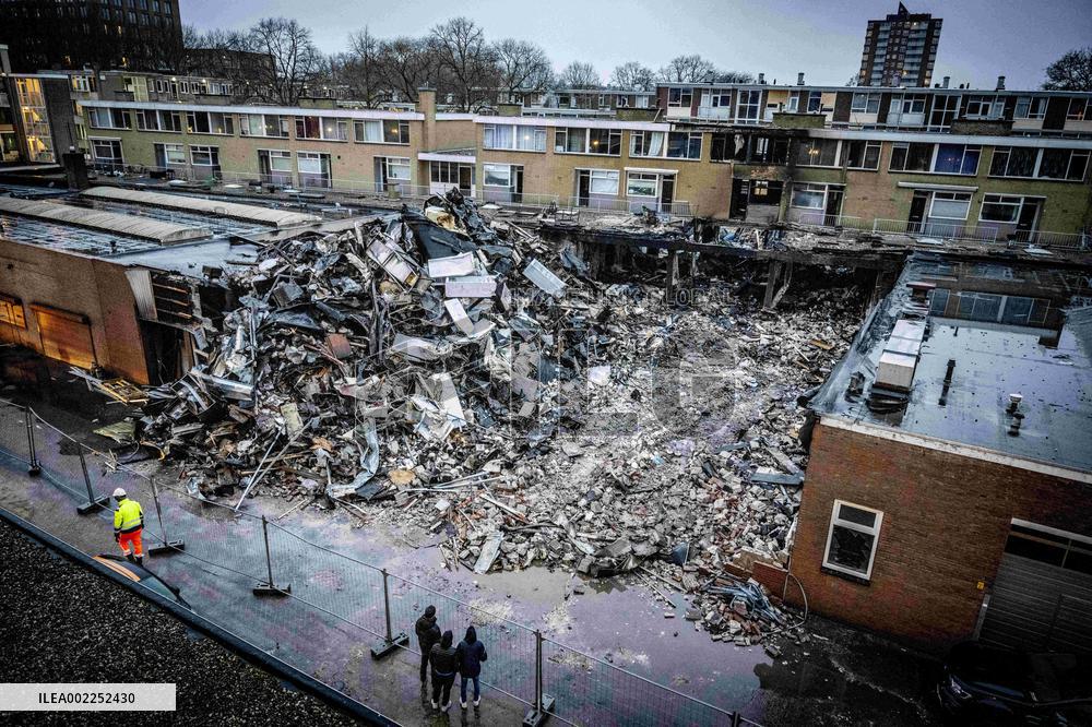 Explosion Aftermath In Rotterdam - Netherlands