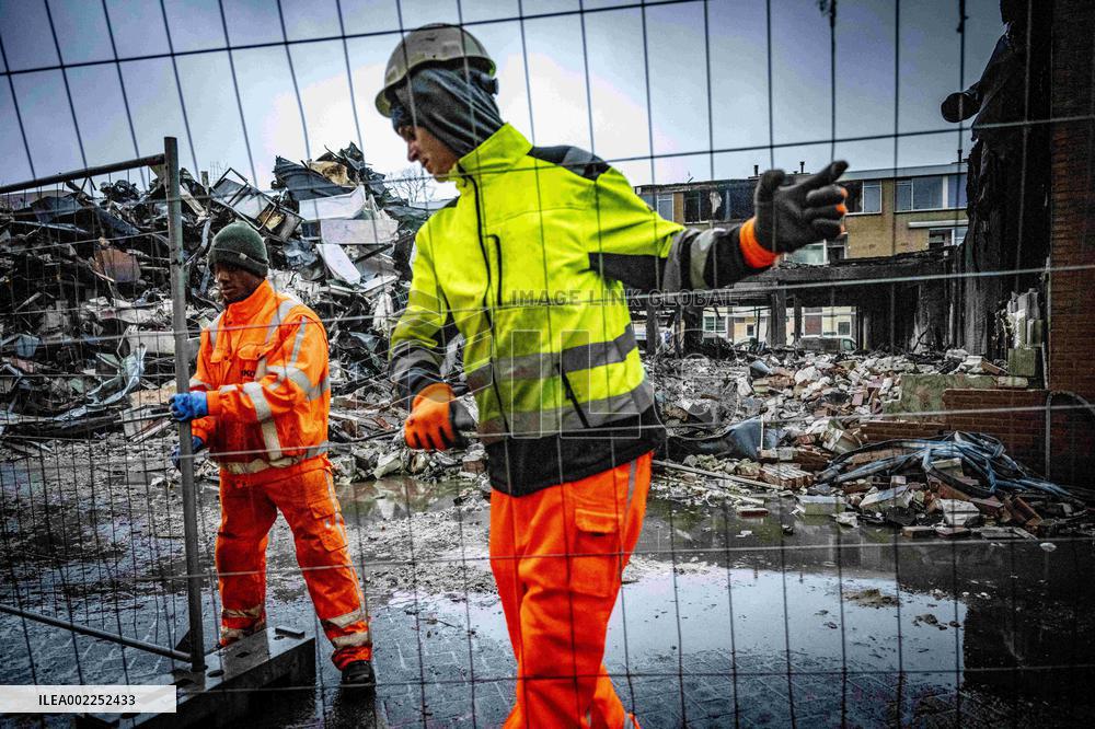 Explosion Aftermath In Rotterdam - Netherlands