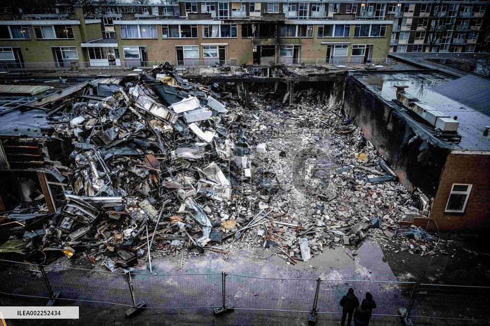 Explosion Aftermath In Rotterdam - Netherlands