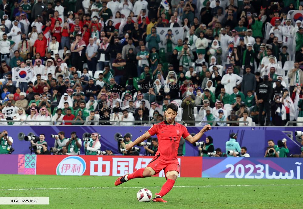 (SP)QATAR-DOHA-FOOTBALL-AFC ASIAN CUP-KSA VS KOR