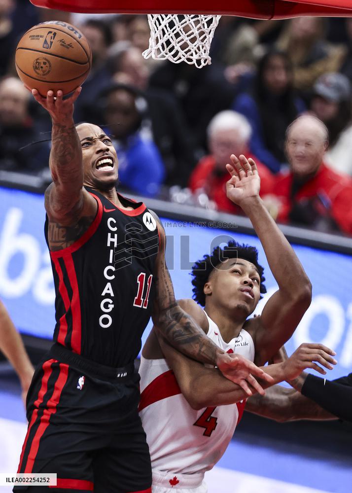 (SP)U.S.-CHICAGO-BASKETBALL-NBA-BULLS VS RAPTORS