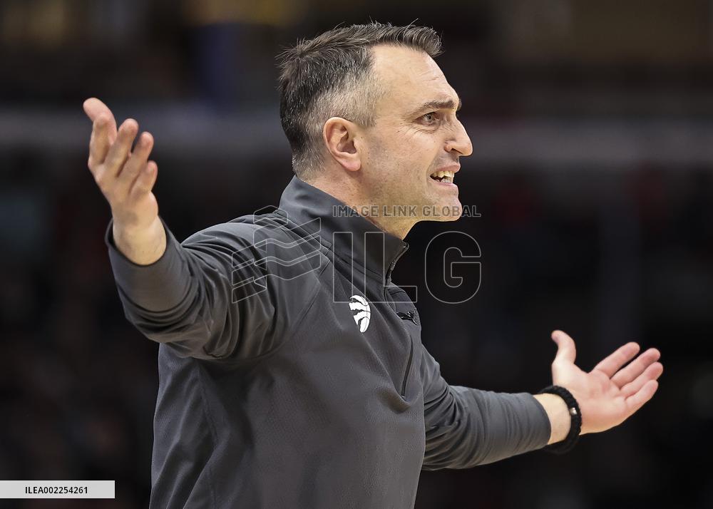 (SP)U.S.-CHICAGO-BASKETBALL-NBA-BULLS VS RAPTORS