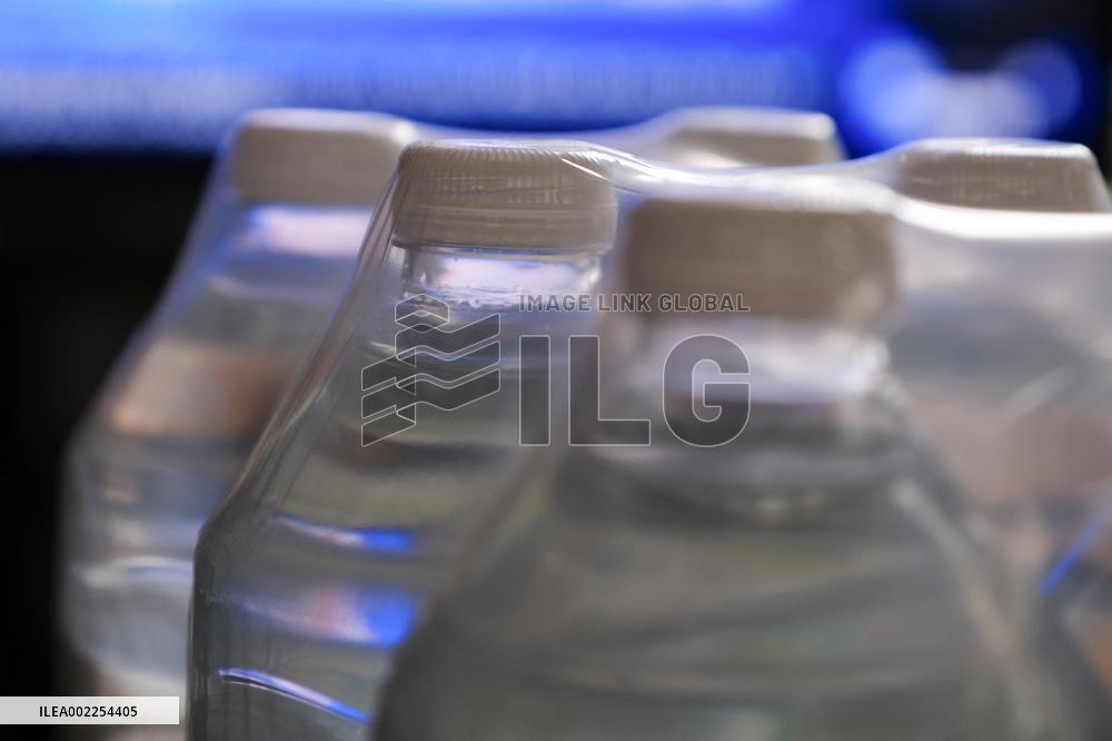 Illustration Of Plastic Water Bottles - France