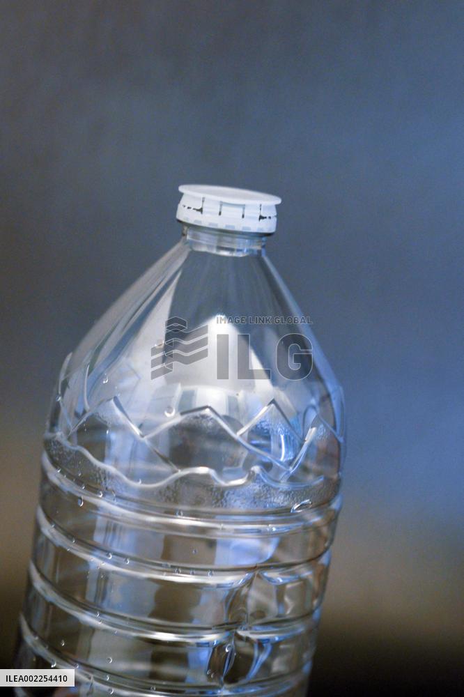 Illustration Of Plastic Water Bottles - France