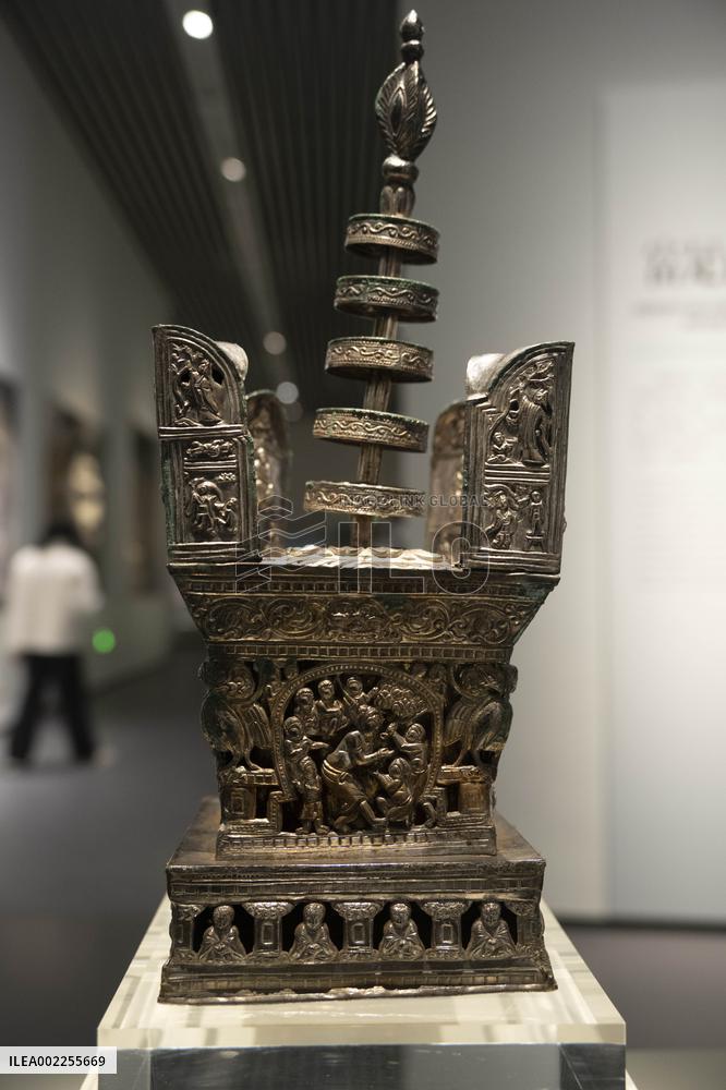 A Collection on Display at Zhijiang New Hall of Zhejiang Provincial Museum in Hangzhou