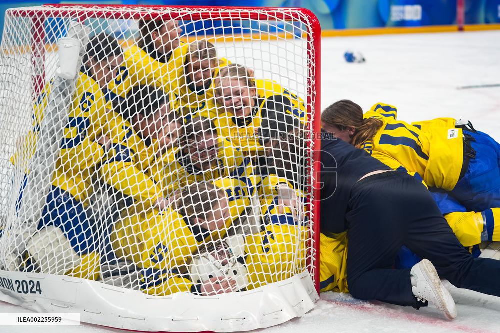 (SP)SOUTH KOREA-GANGNEUNG-WINTER YOUTH OLYMPIC GAMES-ICE HOCKEY-WOMEN'S 6-TEAM-GOLD MEDAL GAME-SWE VS JPN