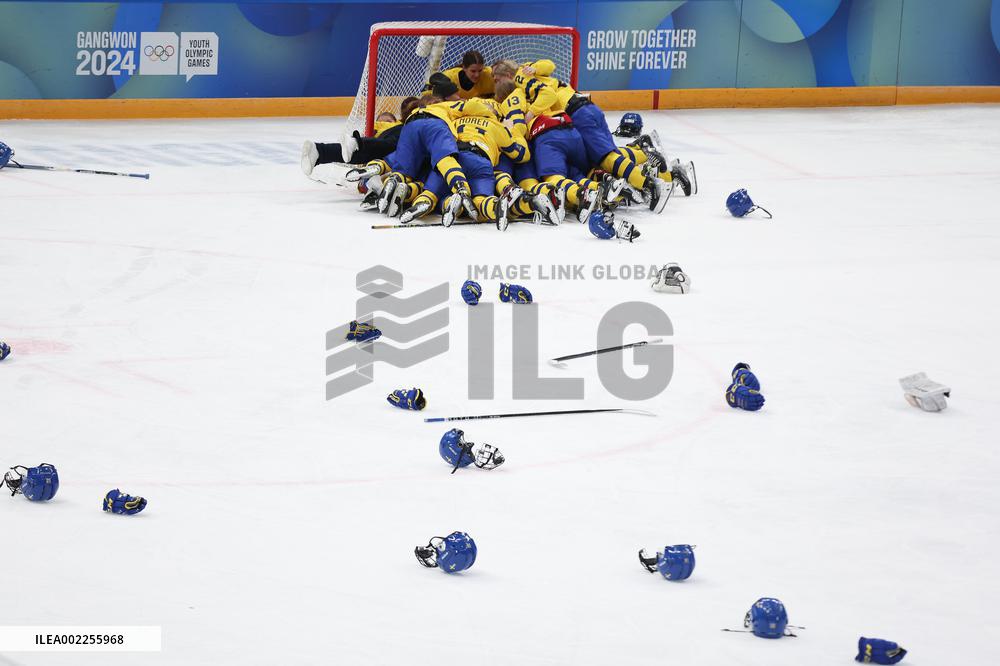 (SP)SOUTH KOREA-GANGNEUNG-WINTER YOUTH OLYMPIC GAMES-ICE HOCKEY-WOMEN'S 6-TEAM-GOLD MEDAL GAME-SWE VS JPN