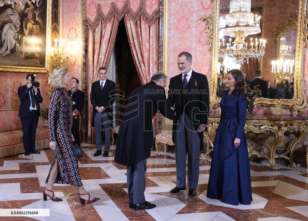 Royals Host Reception For The Diplomatic Corps - Madrid