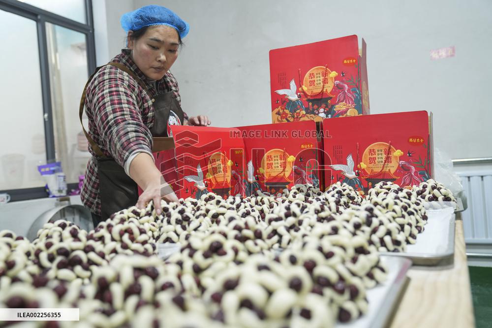 Spring Festival Specialty Handmade Food in China