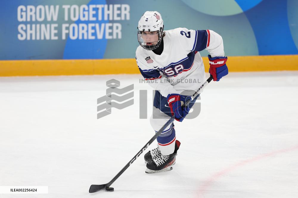 (SP)SOUTH KOREA-GANGNEUNG-WINTER YOUTH OLYMPIC GAMES-ICE HOCKEY-MEN'S 6-TEAM-GOLD MEDAL GAME-CZE VS USA