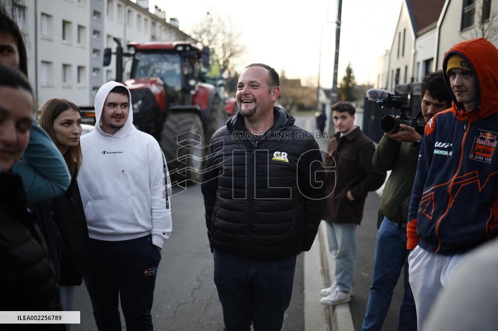 Coordination Rurale Union's Convoy Heads To Paris
