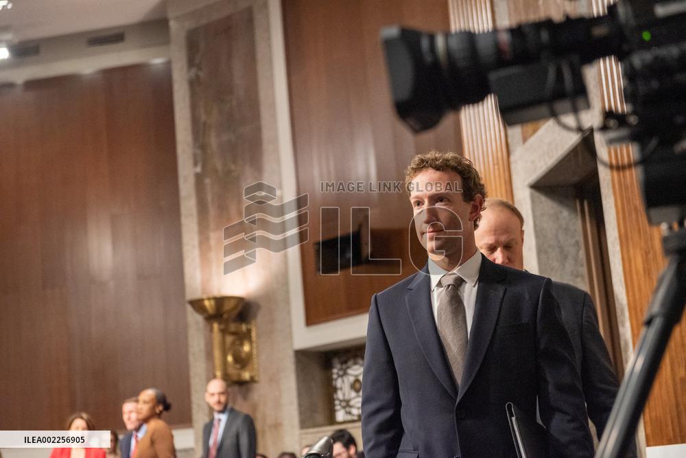 Big Tech CEOs Testify About The Online Child Safety - Washington