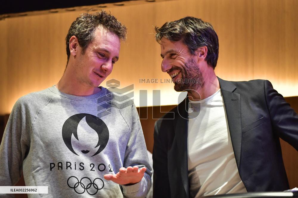 Press Conference For The Marathon Pour Tous - Issy les Moulineaux