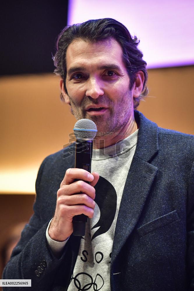 Press Conference For The Marathon Pour Tous - Issy les Moulineaux