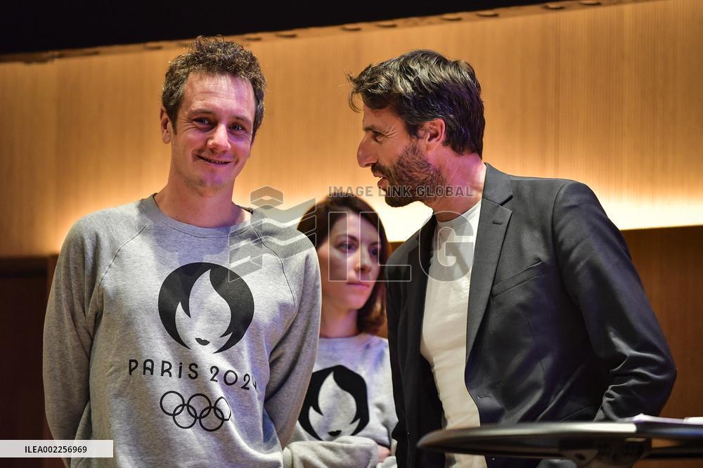 Press Conference For The Marathon Pour Tous - Issy les Moulineaux