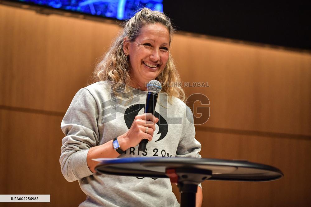 Press Conference For The Marathon Pour Tous - Issy les Moulineaux