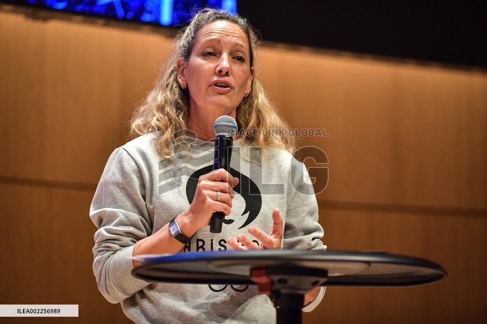 Press Conference For The Marathon Pour Tous - Issy les Moulineaux