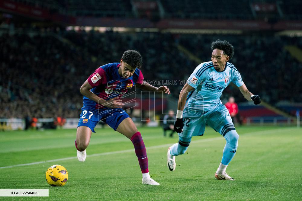 (SP)SPAIN-BARCELONA-FOOTBALL-LA LIGA-BARCELONA VS OSASUNA