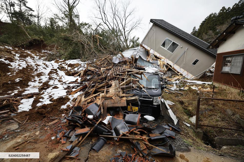 1 month after strong earthquake in central Japan