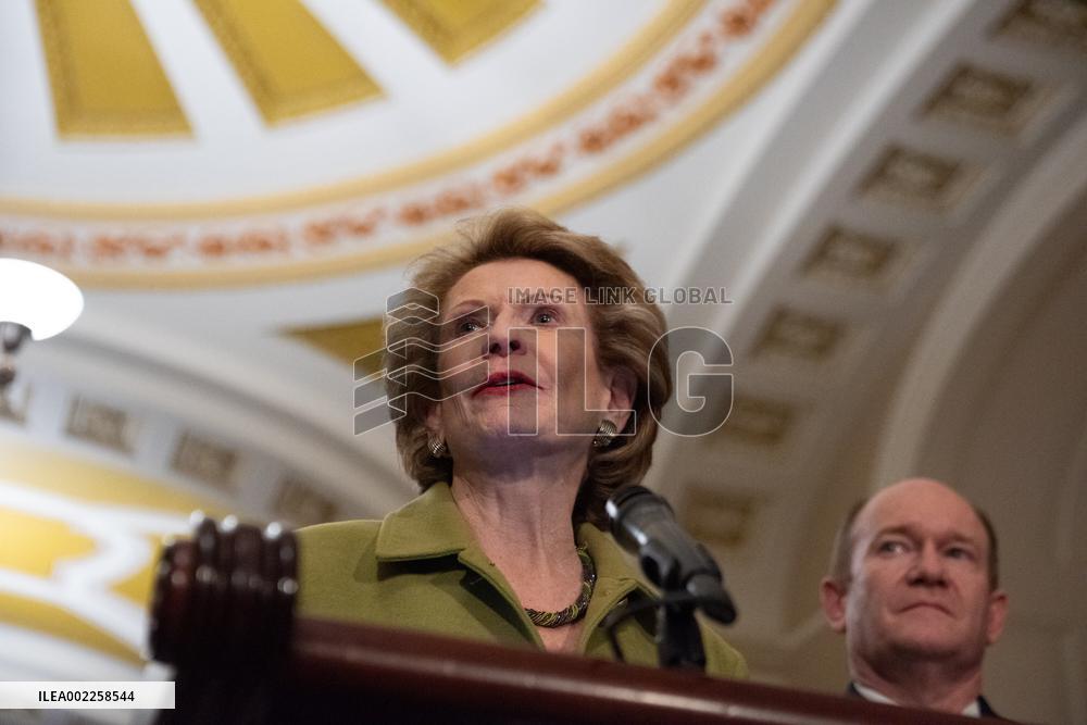 Senate Democratic Luncheon Statements - Washington