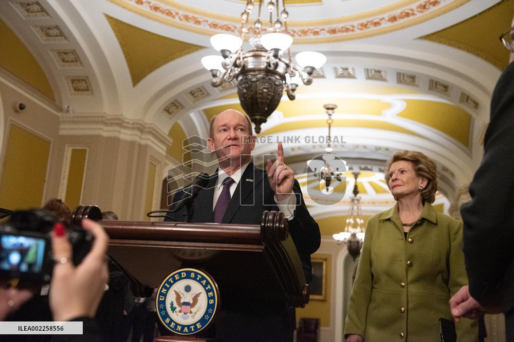 Senate Democratic Luncheon Statements - Washington