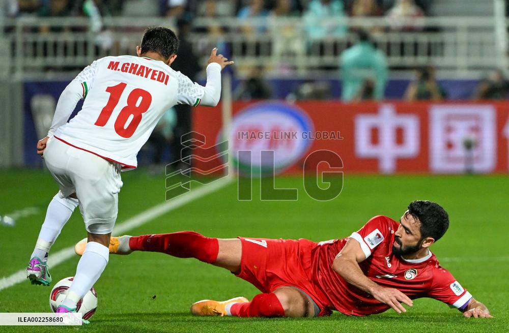 (SP)QATAR-DOHA-FOOTBALL-AFC ASIAN CUP-IRAN VS SYRIA