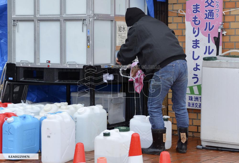 1 month after strong earthquake in central Japan
