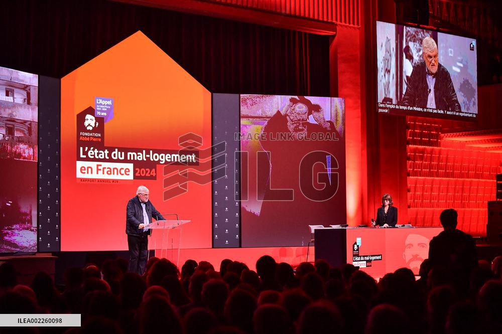 Fondation Abbe Pierre 70th Anniversary Celebrations - Paris