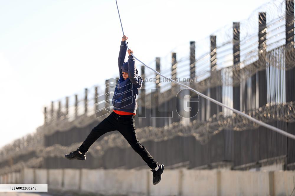 MIDEAST-GAZA-RAFAH-DAILY LIFE-CHILDREN