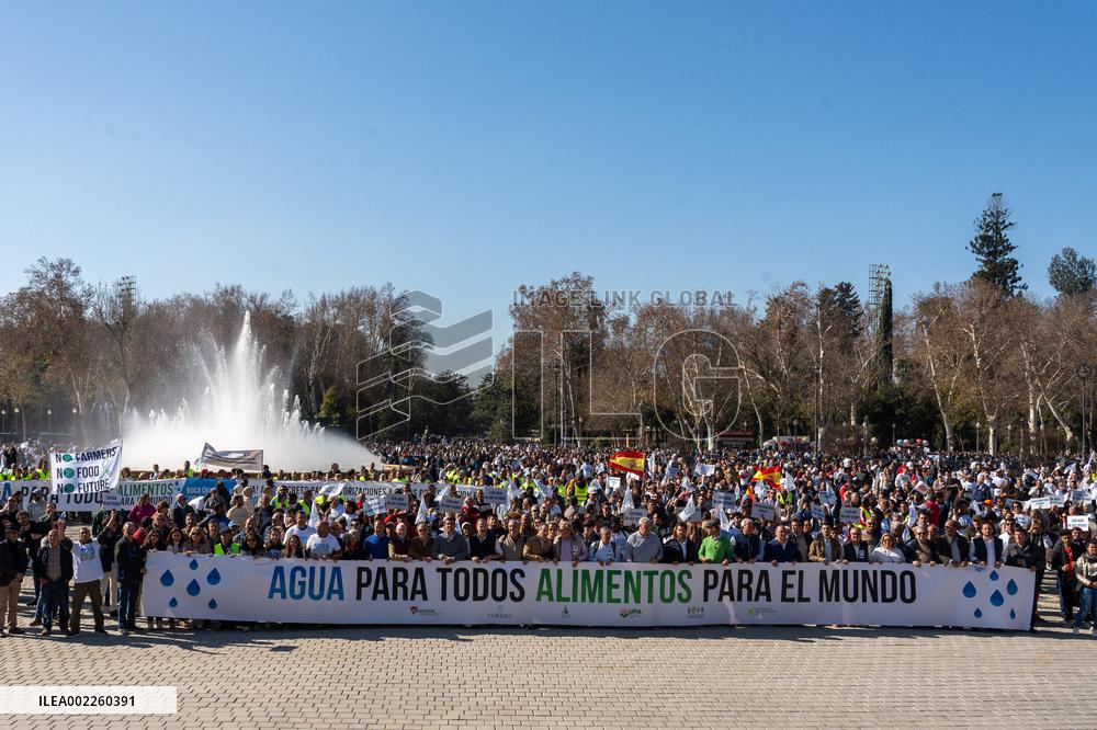 Spanish Farmers Protest - Seville