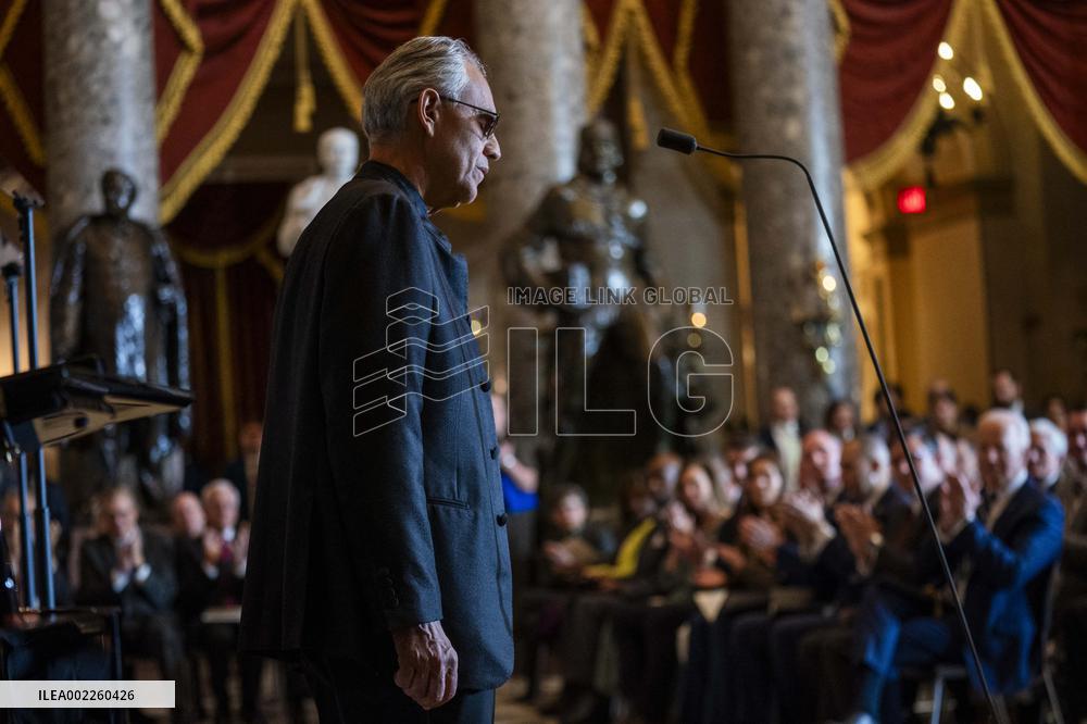 US President Joe Biden delivers remarks at the National Prayer Breakfast