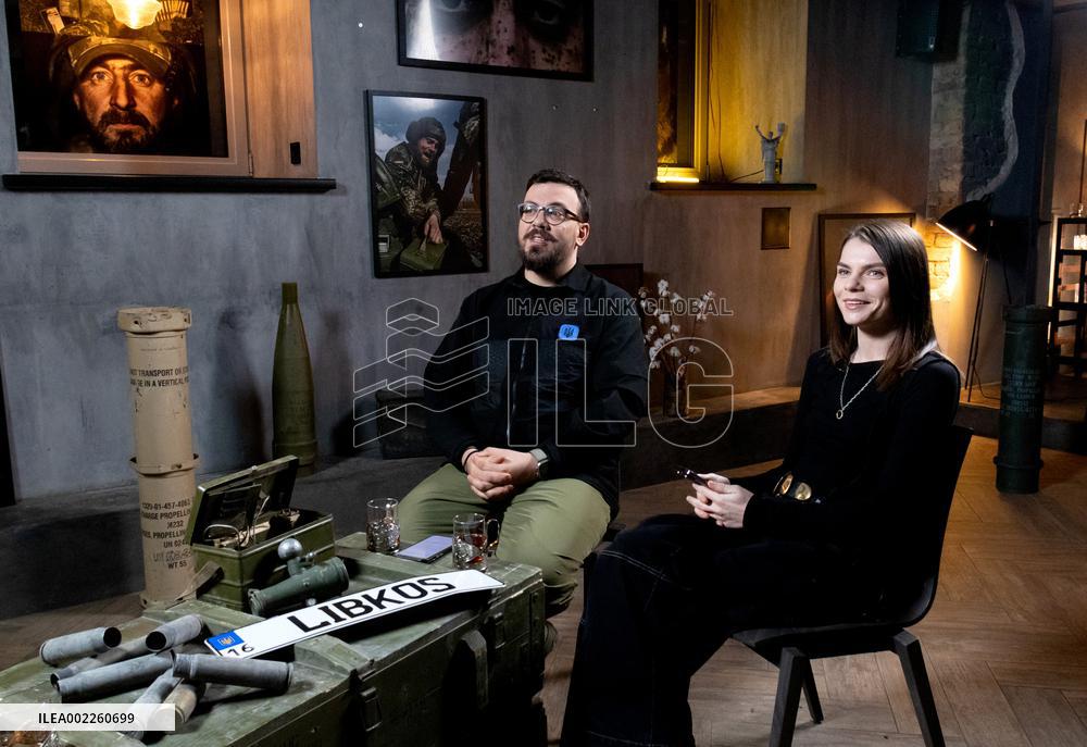 Illia Yevlash takes part in Kramatorsk Station program