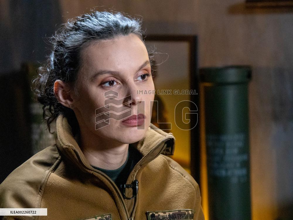 National Guard woman with call sign Kudriava becomes guest of Kramatorsk Station program
