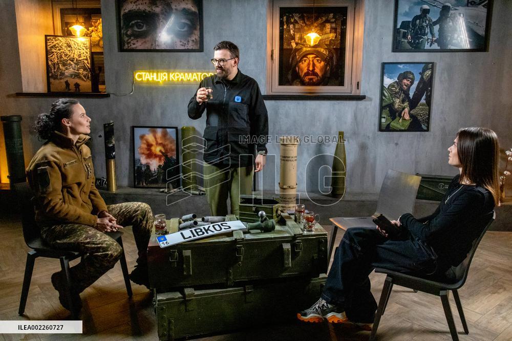 National Guard woman with call sign Kudriava becomes guest of Kramatorsk Station program