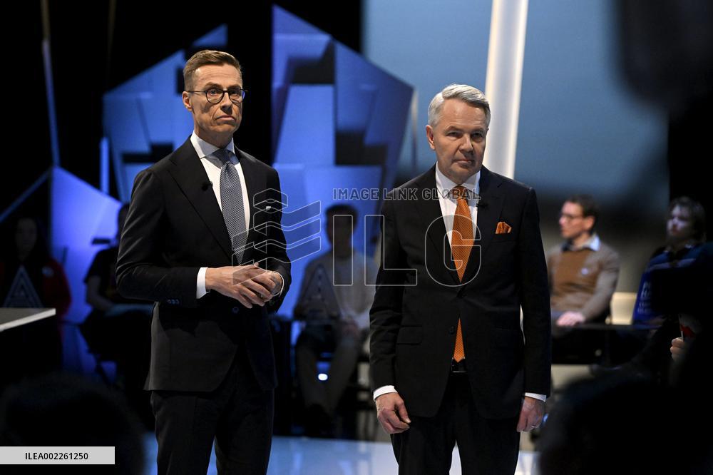 Presidential elections's debate at the Finnish national broadcast company Yle