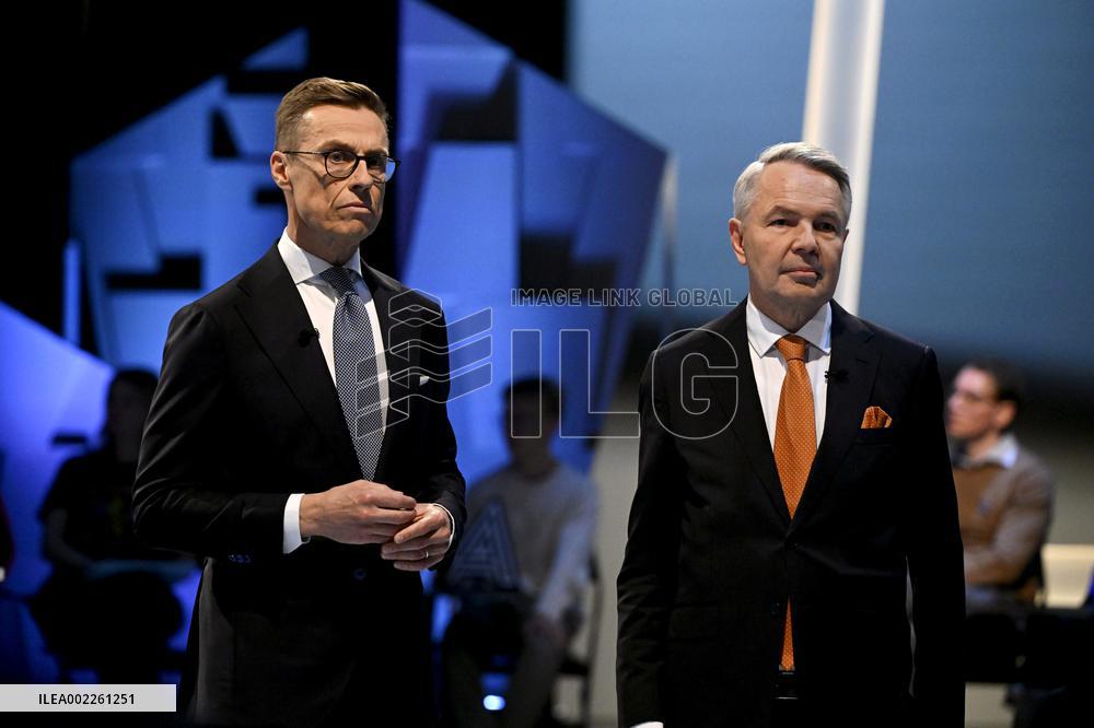 Presidential elections's debate at the Finnish national broadcast company Yle