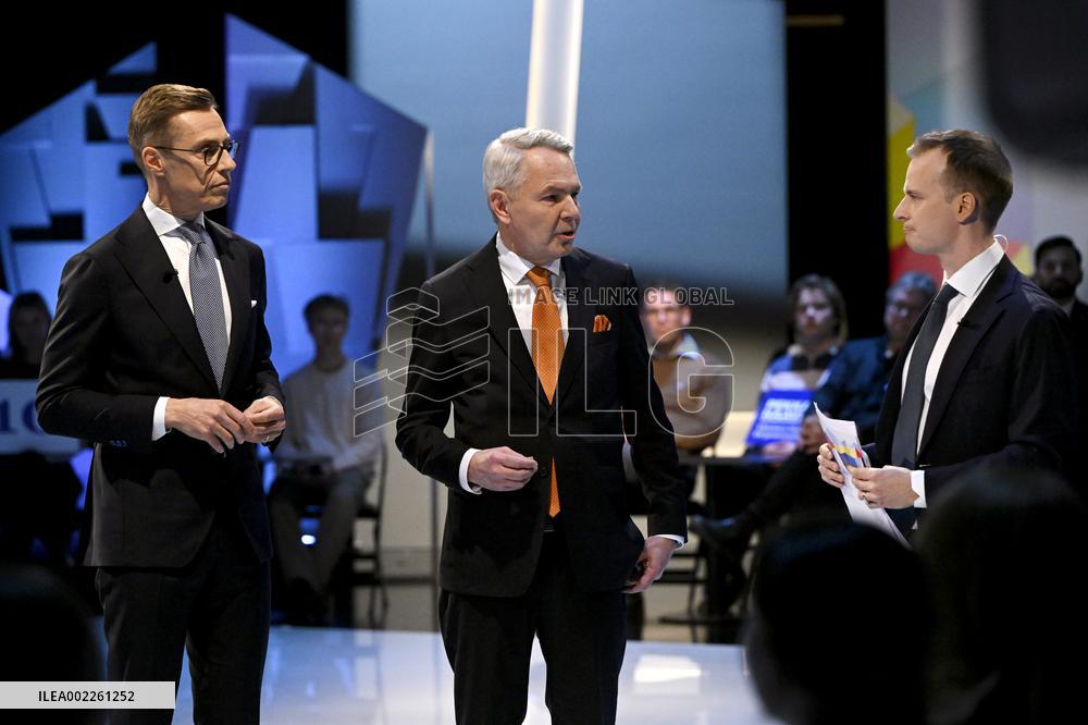Presidential elections's debate at the Finnish national broadcast company Yle