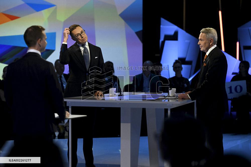 Presidential elections's debate at the Finnish national broadcast company Yle