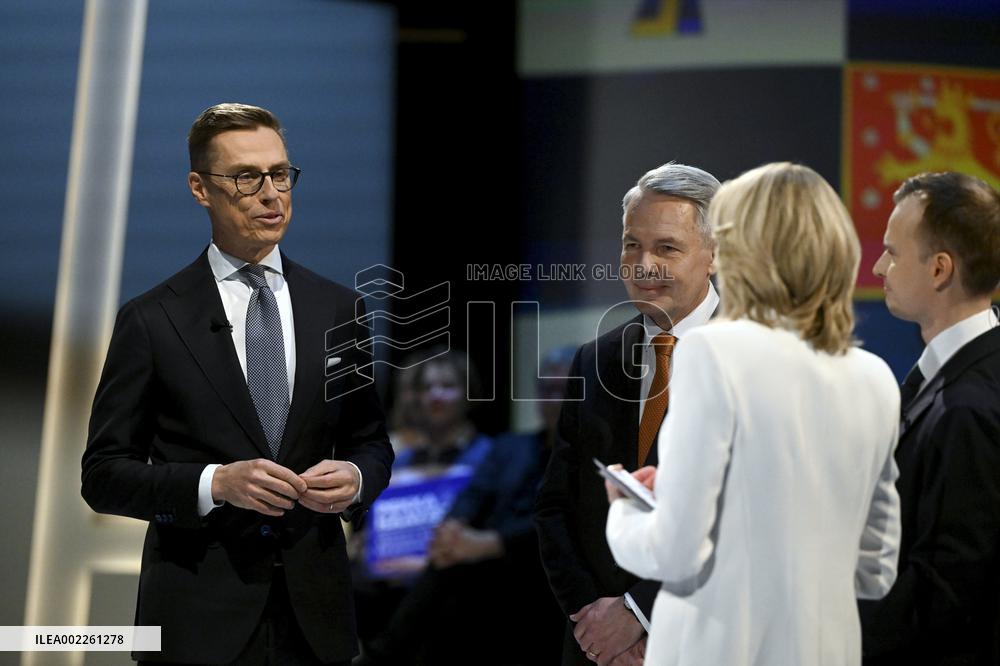 Presidential elections's debate at the Finnish national broadcast company Yle