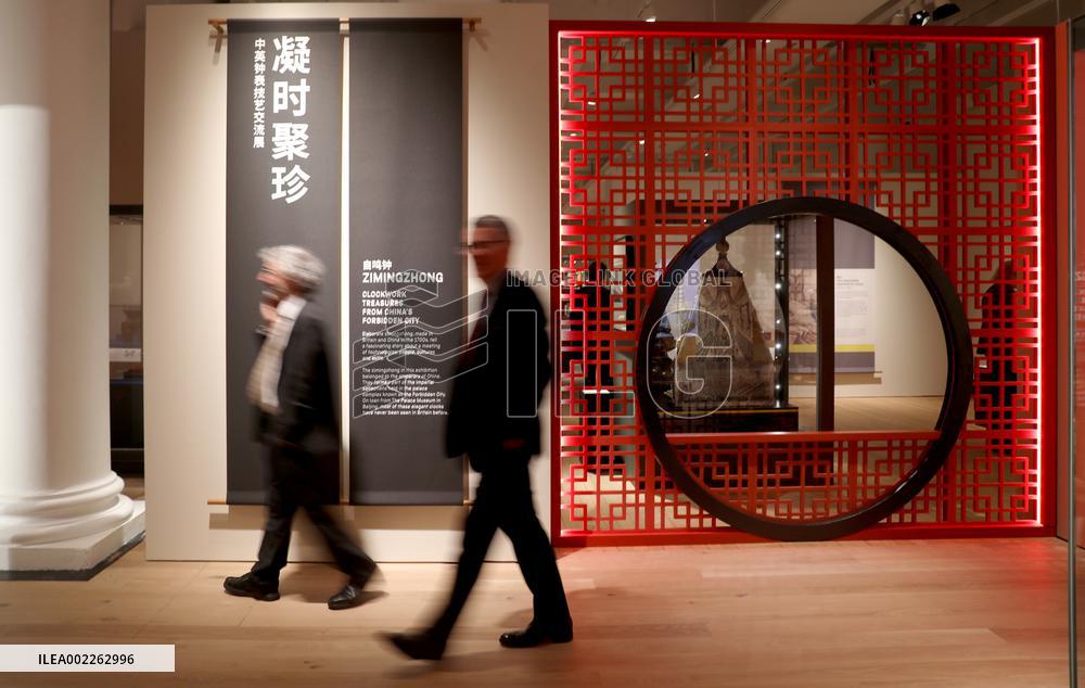 BRITAIN-LONDON-CHINA-CLOCKS-EXHIBITION