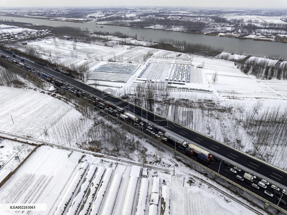 Expressways Congested During The Spring Festival Transporation rush