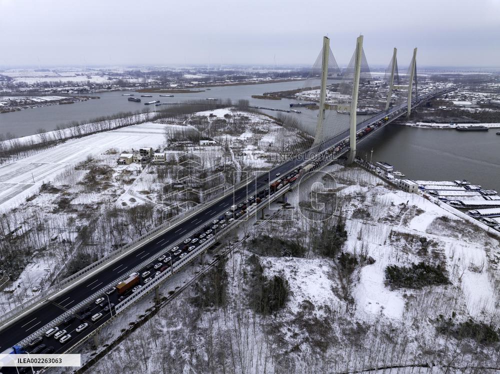 Expressways Congested During The Spring Festival Transporation rush