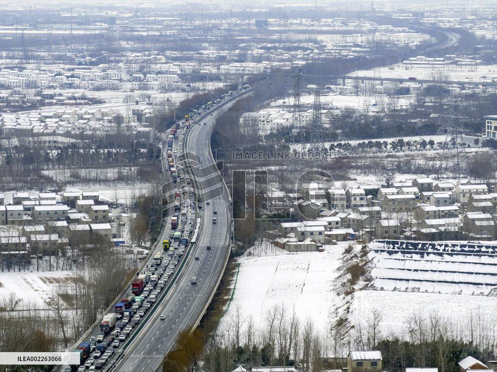 Expressways Congested During The Spring Festival Transporation rush