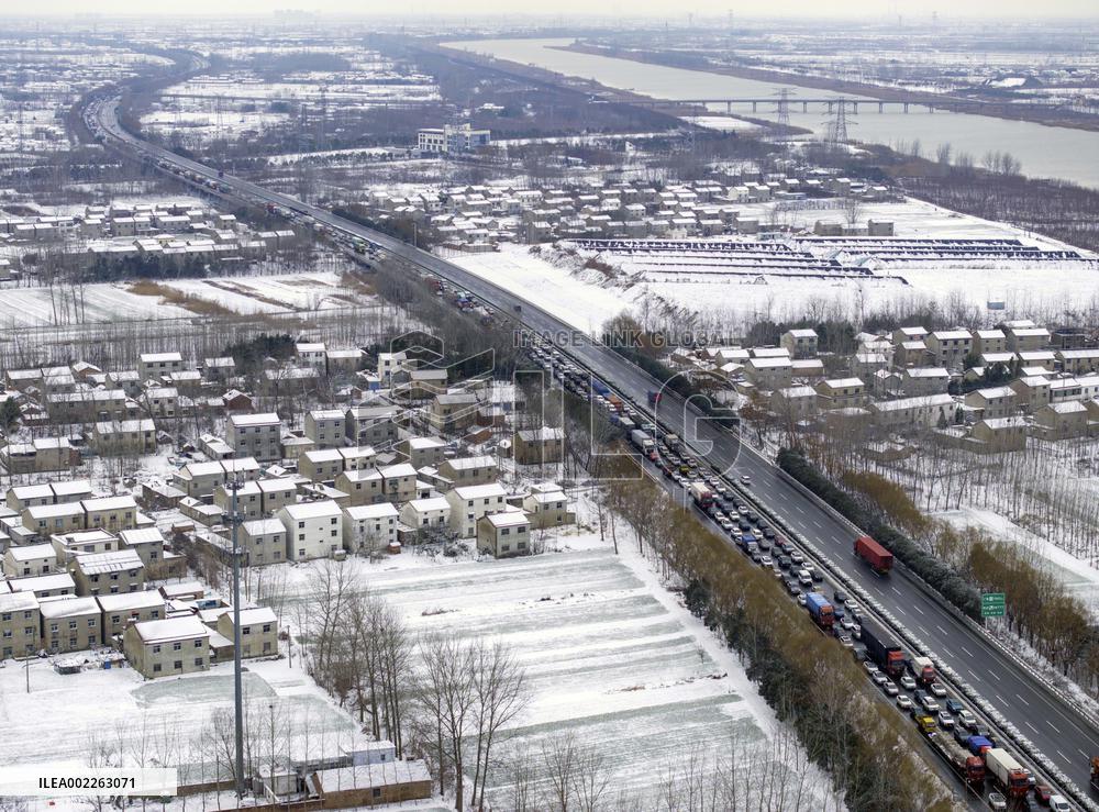Expressways Congested During The Spring Festival Transporation rush